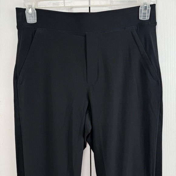 Athleta Black Brooklyn Ankle Pants Size 6 Women Stretch Travel Commuter Wicking - Picture 5 of 12
